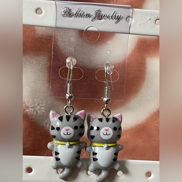Cat earrings - Picture 1 of 1